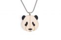Wooden pendant Panda Pendant