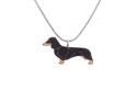 Wooden pendant Walking Dachshund Pendant