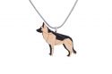 Wooden pendant Walking Shepherd Pendant