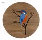Solid wood kingfisher decoration