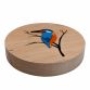 Solid wood kingfisher decoration