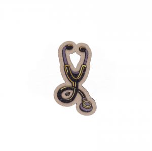 Stethoscope brooch
