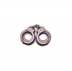 Handcuffs Brooch