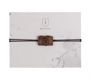 Camera wooden bracelet