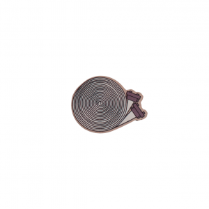 The Fire Hose Wooden Magnet 