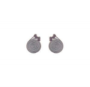 Fire Hose Wooden Earrings