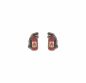 Fire Extinguisher Wooden Earrings