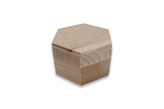 Wooden Hexagonal Box with Lid Wooden Hexagonal Box with Lid