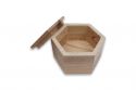 Wooden Hexagonal Box with Lid