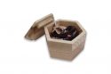 Wooden Hexagonal Box with Lid