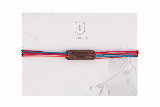 Tropical  Wooden Bracelet