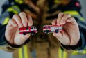 Tatra Fire Truck Wooden Magnet