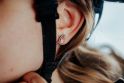 Fire Extinguisher Wooden Earrings