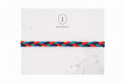 Braided Cord Bracelet Coral 