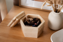 Wooden Hexagonal Box with Lid