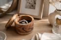Wooden Round Box with Lid