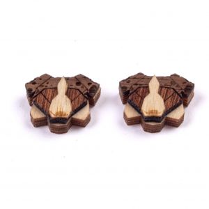 Australian Shepherd Wooden Earrings