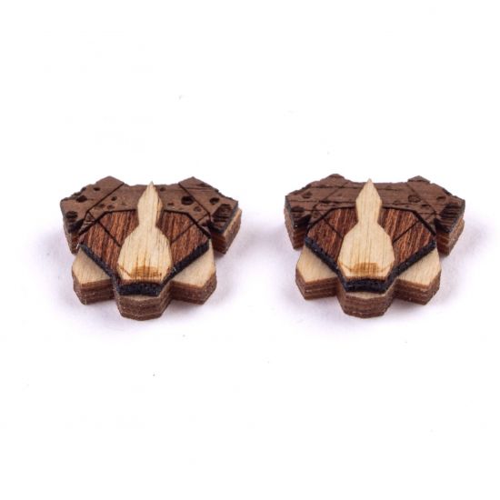 Australian Shepherd Wooden Earrings