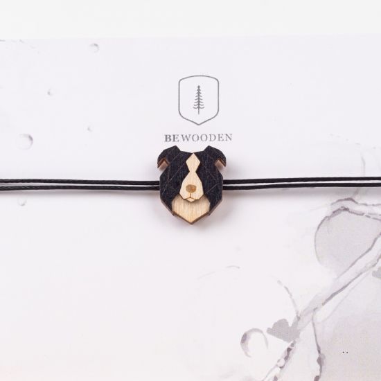 Borde Collie Wooden Bracelet Borde Collie Wooden Bracelet