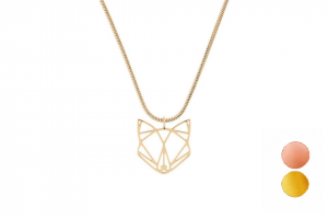 Metal pendant Fox Steel Pendant