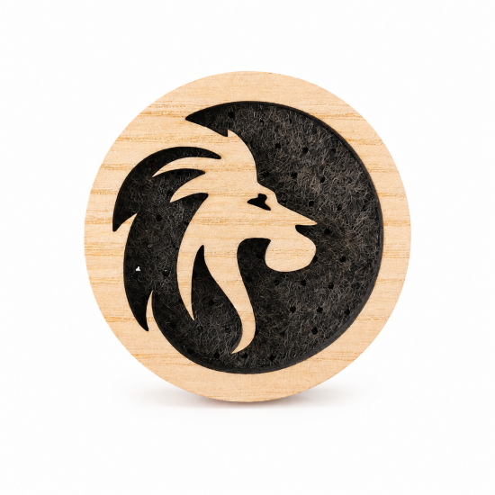 Carved Lion Wooden Car Diffuser