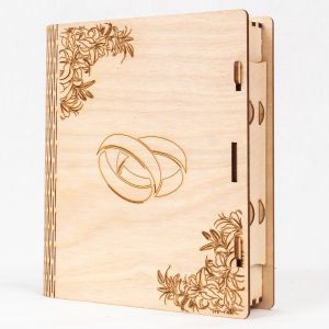 Engraved Wooden Wedding Gift Box