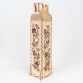 Wooden Wine Box with Vine Motif