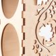 Wooden Wine Box with Vine Motif