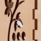 Wooden Wine Box with Grape Motif
