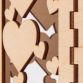 Wooden Wine Box with Hearts