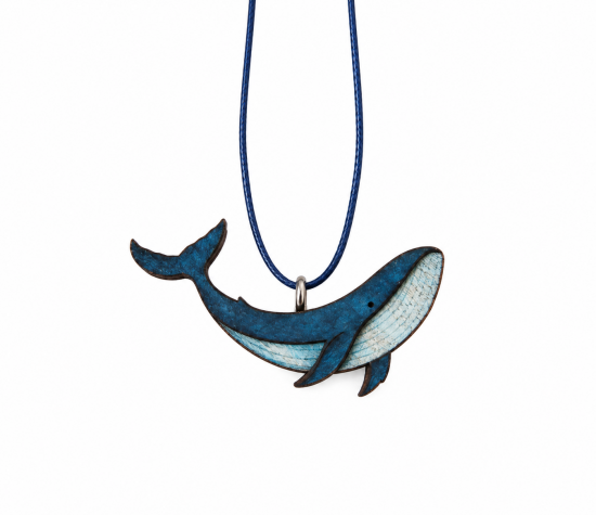 Wooden Pendant Whale Wooden Pendant Whale