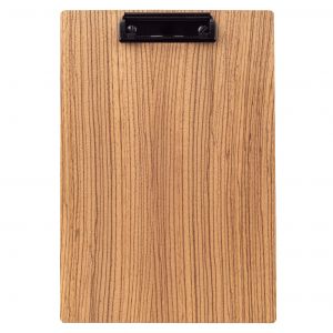 Wooden A4 Clipboard – Zebrano