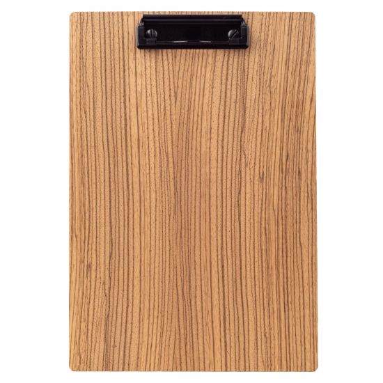 Wooden A4 Clipboard – Zebrano Wooden A4 Clipboard – Zebrano