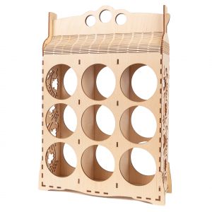Wooden Wine Box for 3 Bottles
