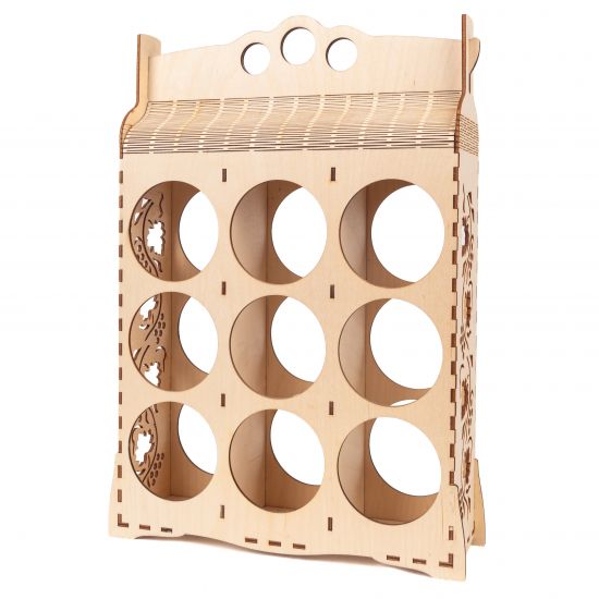 Wooden Wine Box for 3 Bottles