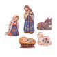 Wooden Candle Holder with Interchangeable Figurines