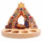 Folk Nativity Scene – Figurine Set for a Modular Wooden Candle Holder