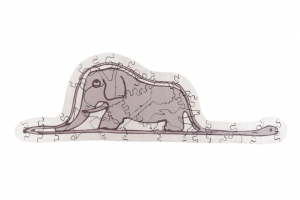 MINI - Wooden puzzle Boa ate Elephant
