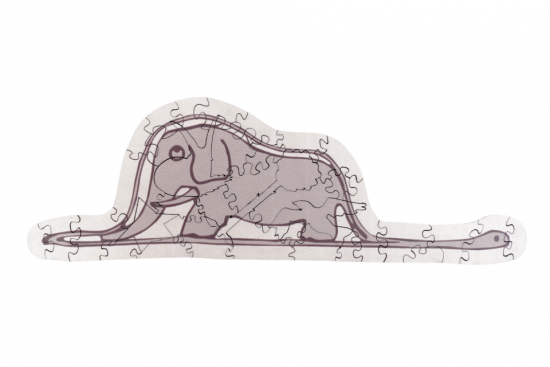 MINI - Wooden puzzle Boa ate Elephant MINI - Wooden puzzle Boa ate Elephant