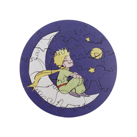 MINI - Wooden Puzzle The Little Prince Moon MINI - Wooden Puzzle The Little Prince Moon